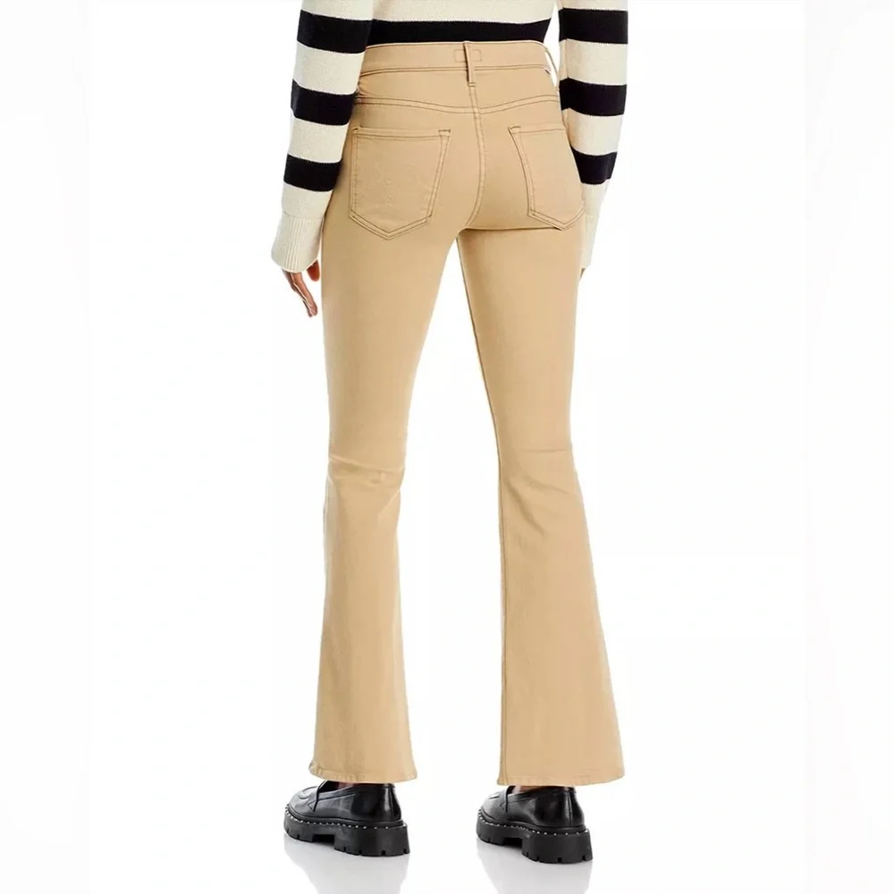 MOTHER Weekender High Rise Flare Jeans In Sand - Picture 3 of 5